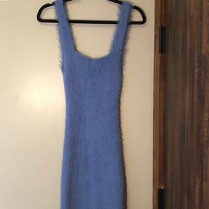 Blue Wool Dress Urban Outfitters